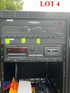 Component Rack with Misc. Equipment